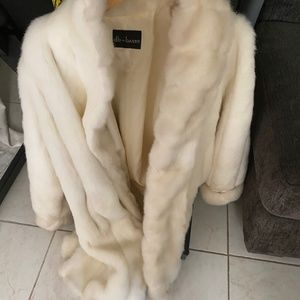 White Faux Fur Jacket